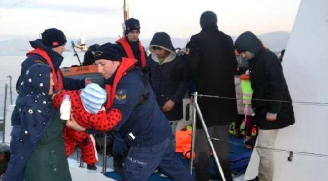 Dikili’de 48 kaçak göçmen yakalandı