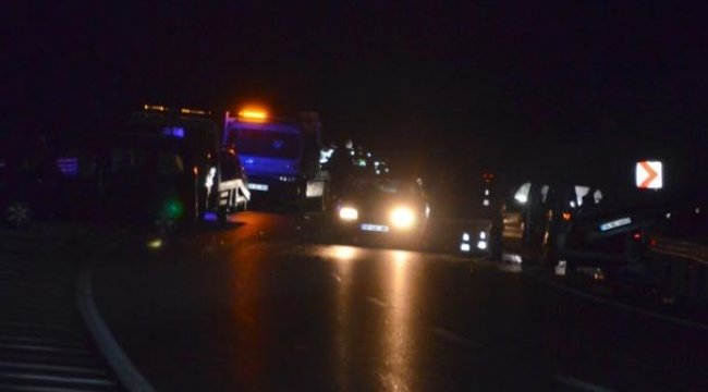 Gece yarısı feci olay! Kaza yapan araca çarptı ve…