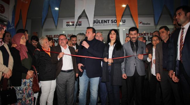 GÜMÜLDÜR’DE COŞKULU SEÇİM OFİSİ AÇILIŞI