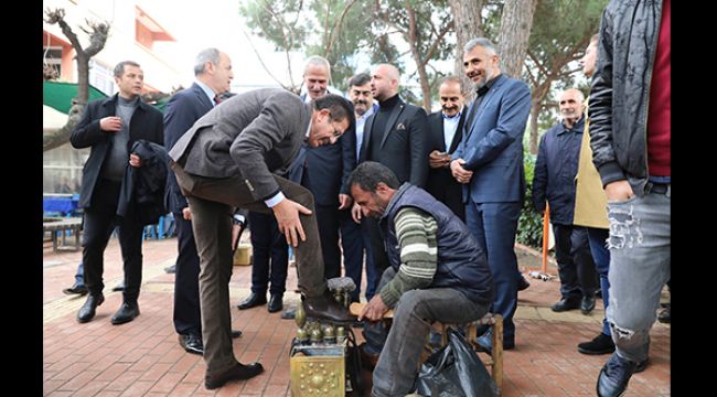 ZEYBEKCİ, İLÇE ZİYARETLERİNİ SÜRDÜRÜYOR
