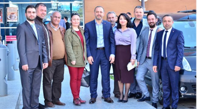 ASLAN, BELEDİYE PERSONELİNİ ZİYARET ETTİ