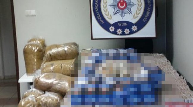 Aydın'da kaçakçılık operasyonu