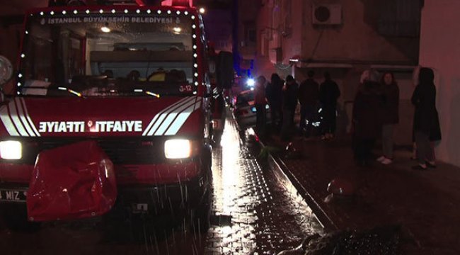 Bahçelievler'de yangın: 2 yaralı