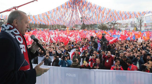 Cumhurbaşkanı Erdoğan Düzce'de halka seslendi