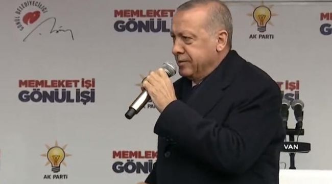 Cumhurbaşkanı Erdoğan Van'da halka seslendi