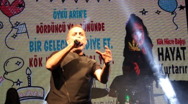 LÖSEMİ HASTALARI İÇİN DESTEK KONSERİ VERDİ