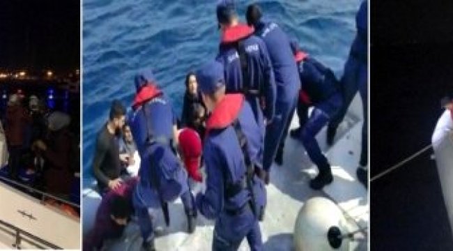 İzmir'de 56 Göçmen Yakalandı, Faciadan Kıl Payı Dönüldü