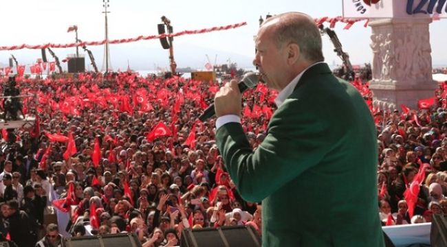 İZMİR MİTİNGİNE TAM 120BİN KİŞİ KATILDI