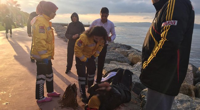 Kocaeli'de panik anları... Genç kadın şoka girdi