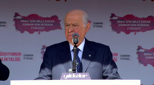 .MHP lideri Bahçeli Etimesgut'ta