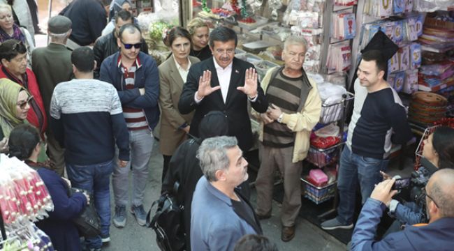 NİHAT ZEYBEKCİ'DEN KEMERALTI ZİYARETİ