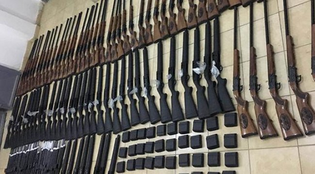 Şemdinli'de 100 av tüfeği ve 80 namlu ele geçirildi