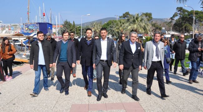 SERTER FOÇA'DA FATİH GÜRBÜZ İÇİN DESTEK İSTEDİ