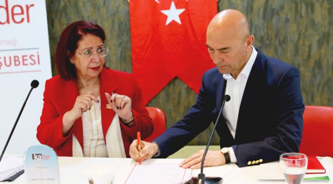 SOYER, KADIN DOSTU KENT TAAHHÜTNAMESİNİ İMZALADI