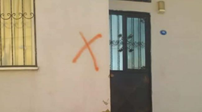 YAMANLAR'DA ALEVİLERİN EVİ İŞARETLENDİ