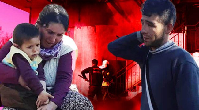 Yuvaları yandı, gözyaşlarını tutamadılar