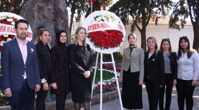 ZEYBEKCİ'DEN ZÜBEYDE HANIM'IN ANITINA ÇELENK