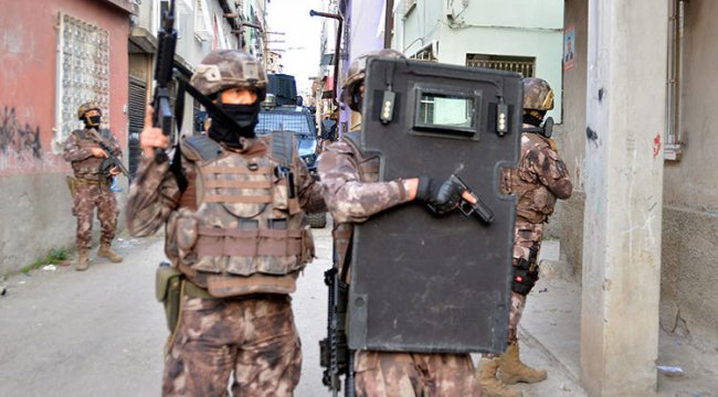 Adana'da terör örgütü PKK'ya operasyon