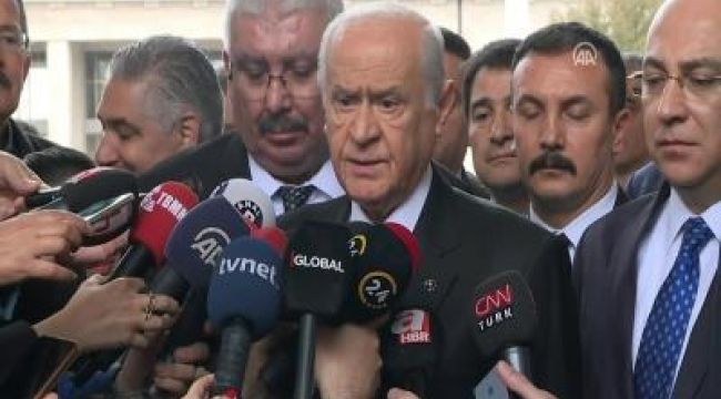Bahçeli'den açıklama: Vicdanı huzurlu kılabilecek yeni bir seçim düşünülebilir