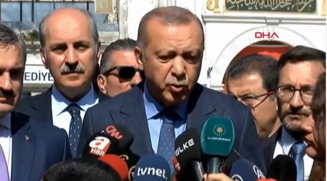 Cumhurbaşkanı Erdoğan itiraz süreciyle ilgili açıklamada bulunuyor