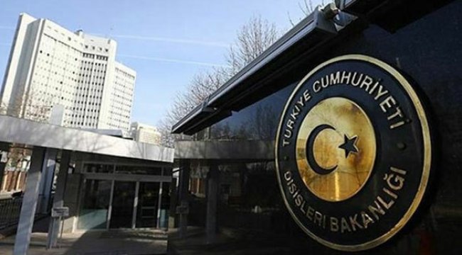 Dışişleri Bakanlığı'ndan ABD'ye tepki