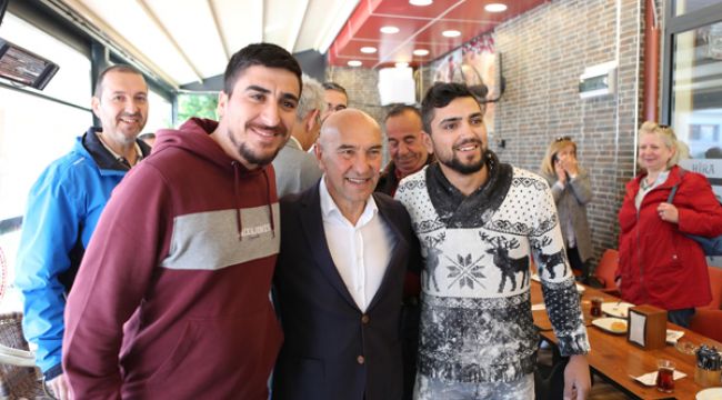 EN YÜKSEK OY ALDIĞI SANDIK BÖLGESİNİ ZİYARET ETTİ