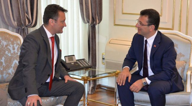 İMAMOĞLU'NA İZMİR'DEN İLK ZİYARET, AKSOY'DAN