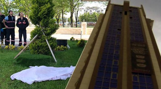 Lüks rezidansta itfaiye erinin sır ölümü