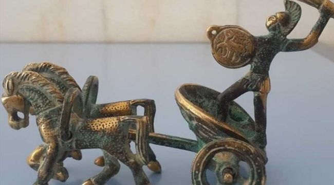 Roma dönemine ait heykel bulundu