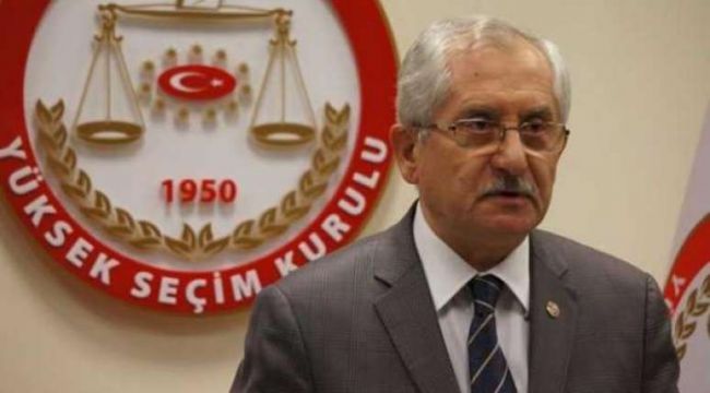 YSK Başkanından açıklama