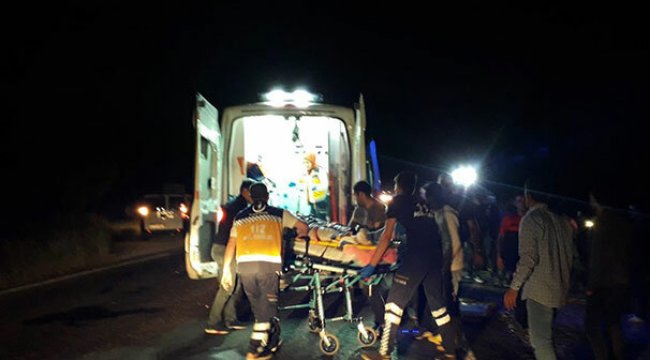 Acı trafik kazası, 1 ölü 6 yaralı