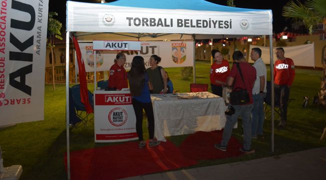 AKUT TORBALI’DA STANT ÇALIŞMASI YAPTI