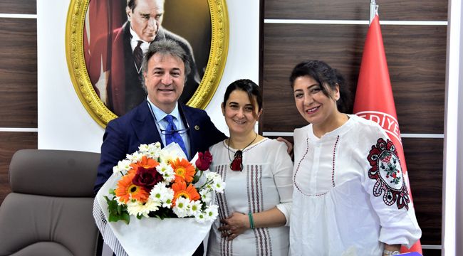 BAŞKAN İDUĞ ALEVİ DERNEKLERİNİN TEMSİLCİLERİNİ AĞIRLADI