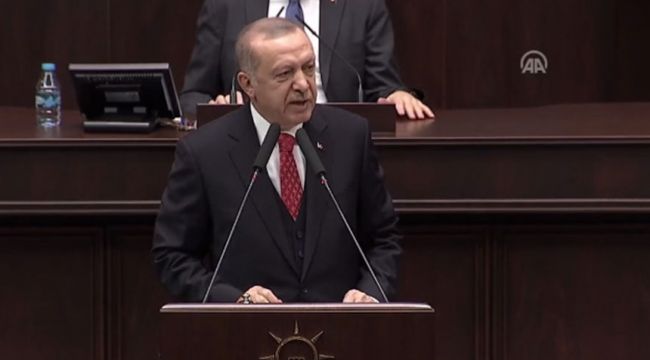 Cumhurbaşkanı Erdoğan, AK Parti TBMM Grup Toplantısı'nda konuşuyor.