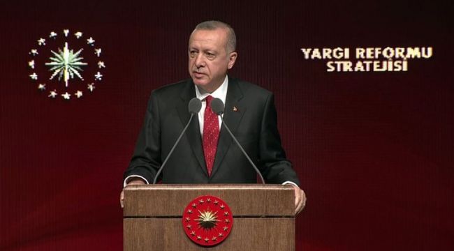 Cumhurbaşkanı Erdoğan, Yargı reformunu açıklıyor