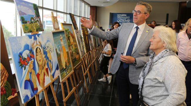 GAZİEMİR'DE KURSİYERLERDEN MUHTEŞEM SERGİ