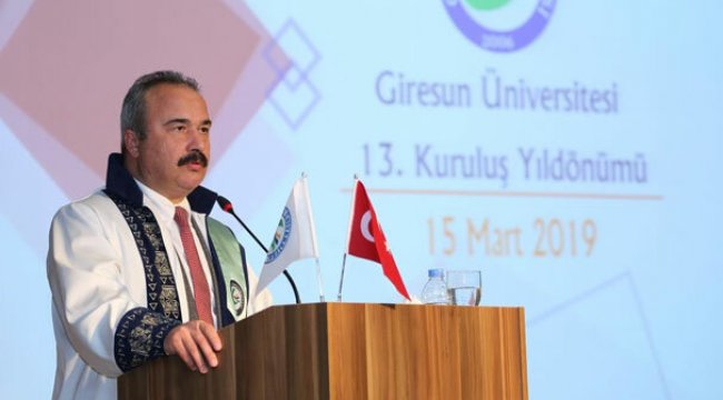 Giresun Üniversitesi Rektörü Coşkun görevinden istifa etti