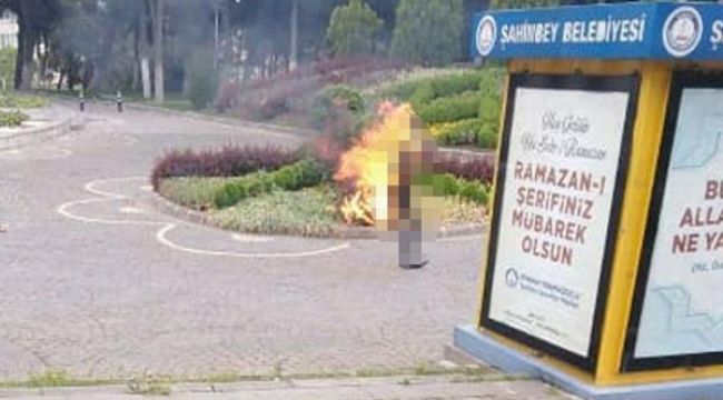 İşsizlik bunalıma soktu, kendini yaktı !