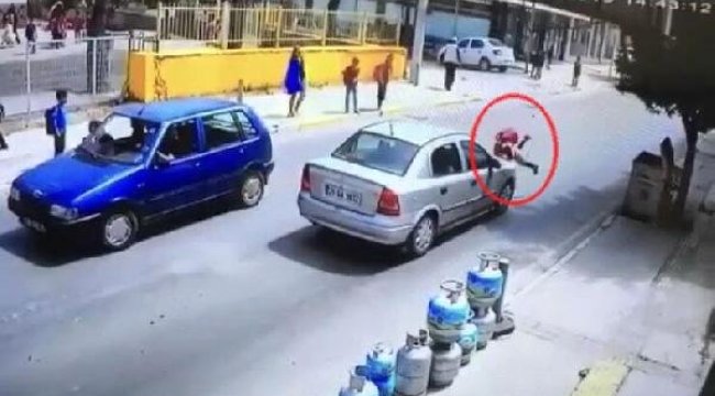 İZMİR’DE OTOMOBİLİN ÇARPTIĞI 8 YAŞINDAKİ HAZAL, YARALANDI