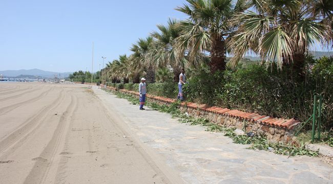 MENDERES SAHİLLERİ YAZA HAZIR