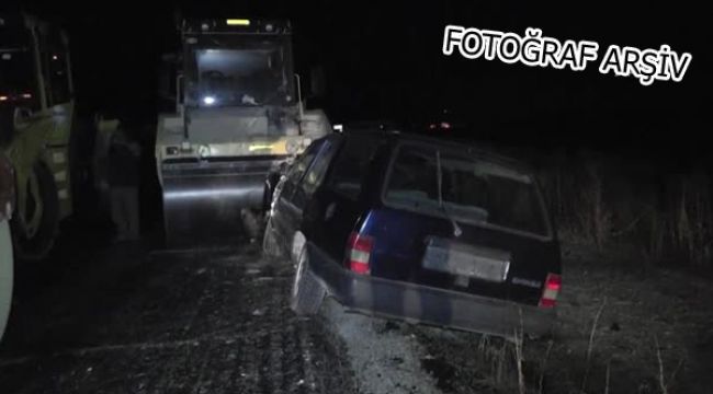 ÖDEMİŞ'TE KAZA: 1 YARALI
