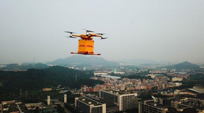 Şaşırtan hizmet! Drone ile kargo taşımacılığı yapıldı
