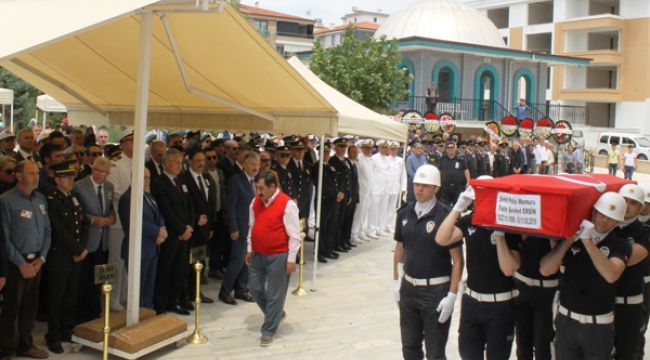 ŞEHİT POLİS MEMURU İÇİN SON GÖREV