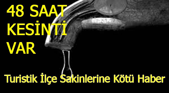 Turistik İlçe Sakinlerine Kötü Haber