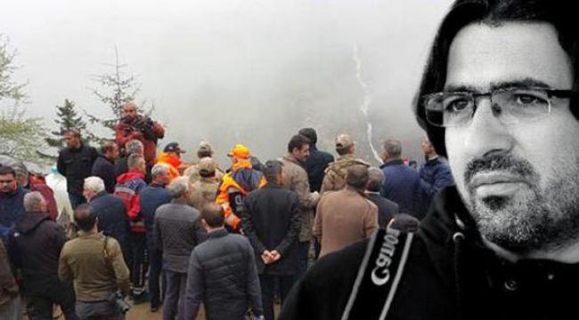 Uçuruma düşen AA muhabirini arama çalışmaları yeniden başladı