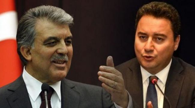 Ali Babacan parti kuruyor destekçisi ise Abdullah Gül