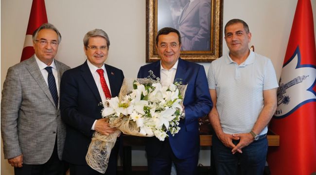 BAŞKAN BATUR'A İYİ PARTİ'DEN ZİYARET