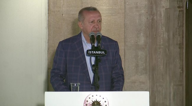 Cumhurbaşkanı Erdoğan'dan Rumların skandal kararına tepki