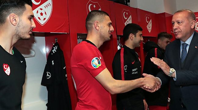 Erdoğan'dan Milli Takıma destek mesajı