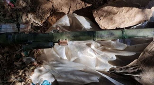 PKK sığınağında 'portatif füze' bulundu